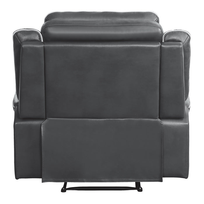 Homelegance - Darwan Lay Flat Reclining Chair in Dark Grey - 9999DG-1 - GreatFurnitureDeal
