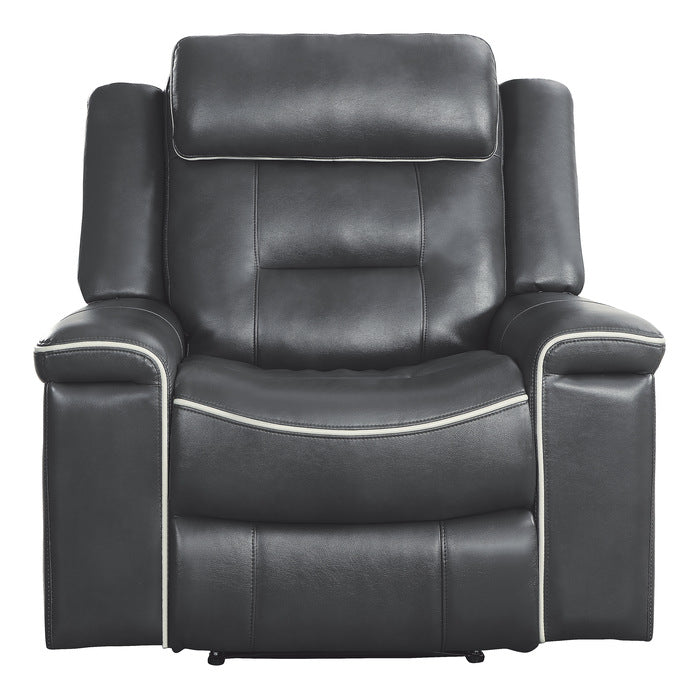 Homelegance - Darwan Lay Flat Reclining Chair in Dark Grey - 9999DG-1 - GreatFurnitureDeal