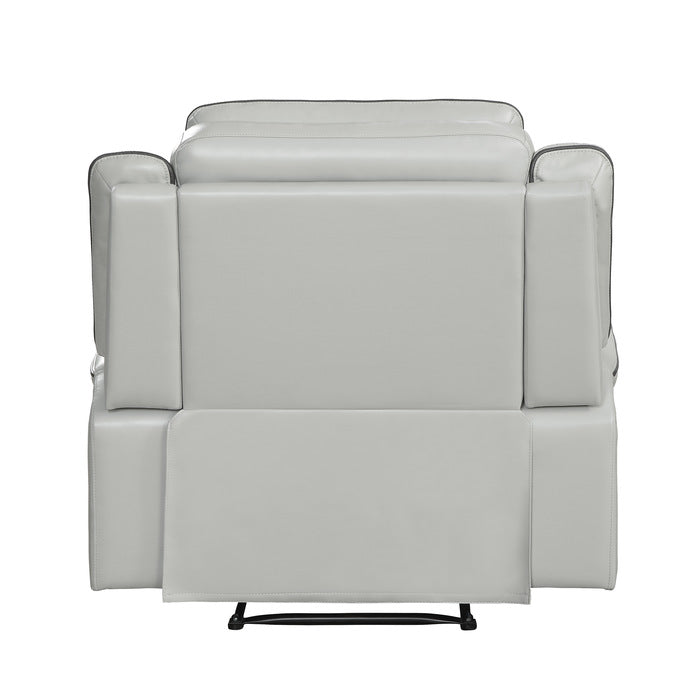 Homelegance - Darwan Lay Flat Reclining Chair in Light Grey - 9999GY-1