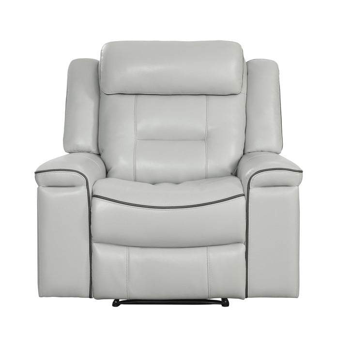 Homelegance - Darwan Lay Flat Reclining Chair in Light Grey - 9999GY-1 - GreatFurnitureDeal