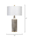 Jamie Young Company - Annex Table Lamp in Grey Cement & Antique Brass Metal - 9ANNEXGRGO - GreatFurnitureDeal