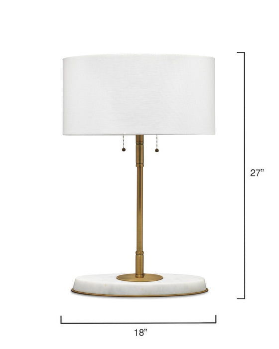 Jamie Young Company - Barcroft Table Lamp - 9BARCRTLABWH - GreatFurnitureDeal