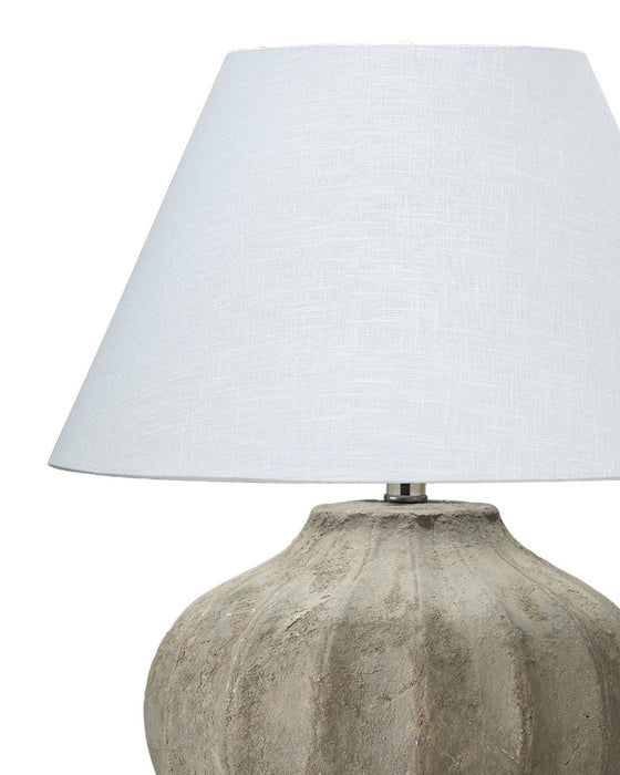 Jamie Young Company - Clamshell Table Lamp in Sand Ceramic - 9CLAMSHELLSA