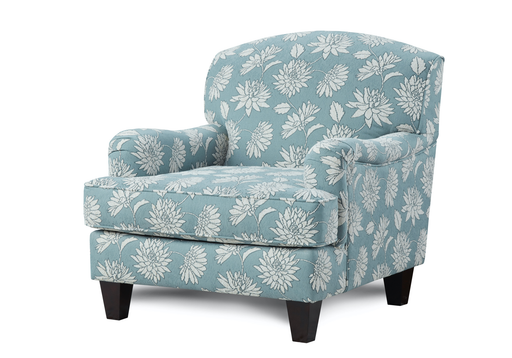 Southern Home Furnishings - Invitation Mist Accent Chair in Mist - 01-02 Cassini Mist Accent Chair - GreatFurnitureDeal