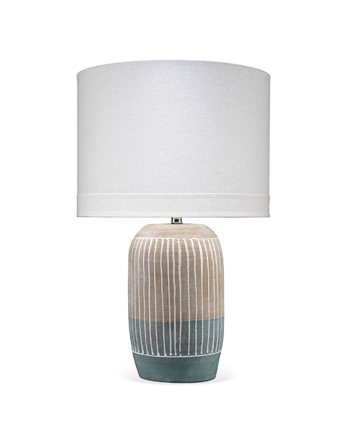 Jamie Young Company - Flagstaff Table Lamp in Natural & Slate Ceramic - 9FLAGTLSLATE - GreatFurnitureDeal