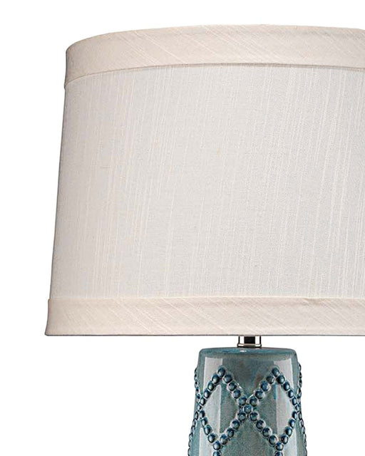 Jamie Young Company - Hobnail Table Lamp in Teal Ceramic - 9HOBNAILTEAL - GreatFurnitureDeal