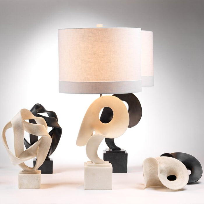 Jamie Young Company - Obscure Table Lamp - 9OBSCUREWH - GreatFurnitureDeal