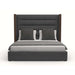 Nativa Interiors - Irenne Horizontal Channel Tufted Upholstered Medium California King Grey Bed - BED-IRENNE-HC-MID-CA-PF-GREY - GreatFurnitureDeal