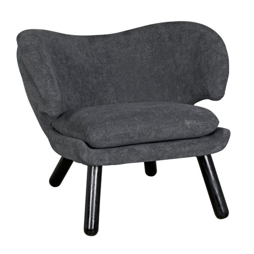 NOIR Furniture - Valerie Chair w/Grey Fabric - AE-230G - GreatFurnitureDeal