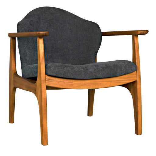 NOIR Furniture - Vittorio Chair w/Grey Fabric - AE-231G - GreatFurnitureDeal