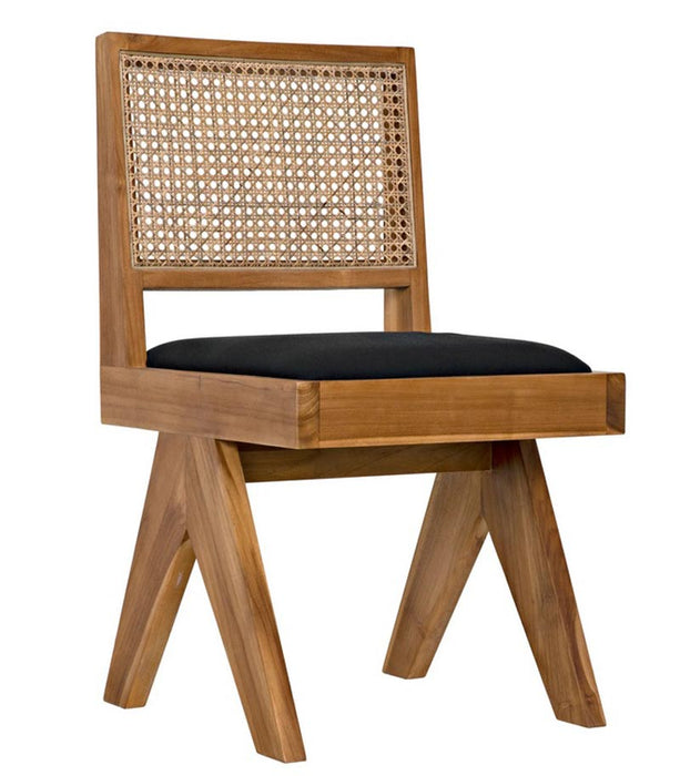 Noir Furniture - Contucius Chair in Teak - AE-246T - GreatFurnitureDeal
