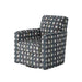 Southern Home Furnishings - Bindi Crayola Swivel Glider Chair in Multi - 402G-C Bindi Crayola - GreatFurnitureDeal