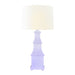 Worlds Away - Allegra Handpainted Tiered Tole Table Lamp in Lavender - ALLEGRA LAV - GreatFurnitureDeal