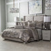 AICO Furniture - Aubrey 10 Piece King Comforter Set"Patina - BCS-KS10-AUBRY-PNA - GreatFurnitureDeal
