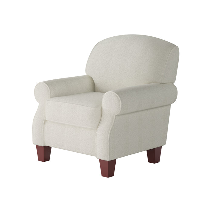 Southern Home Furnishings - Chanica Oyster Accent Chair in Ivory - 532-C Chanica Oyster - GreatFurnitureDeal