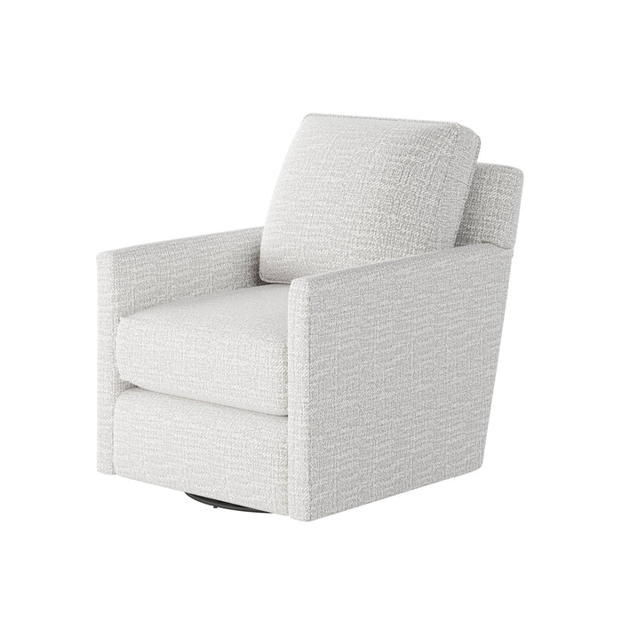 Southern Home Furnishings - Entice Paver Swivel Glider Chair in Grey - 21-02G-C Entice Paver