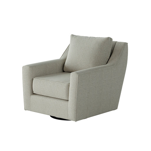Southern Home Furnishings - Invitation Mist Swivel Glider Chair in Light Grey - 67-02G-C Invitation Mist - GreatFurnitureDeal