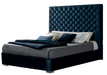 ESF Furniture - Leonor King Size Storage Bed in Blue - LEONORBEDKSBLUE - GreatFurnitureDeal