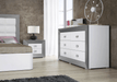 ESF Furniture - Margo Dresser in White/Grey - MARGODRESSER - GreatFurnitureDeal