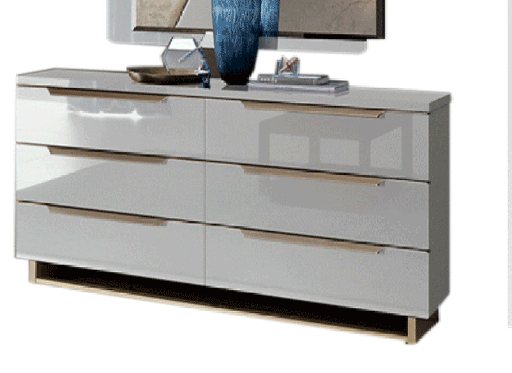 ESF Furniture - Smart Double Dresser in White - SMARTDRESSER - GreatFurnitureDeal