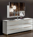 ESF Furniture - Smart 5 Piece King Bedroom Set in White - SMARTKSBED-5SET - GreatFurnitureDeal