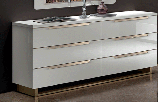 ESF Furniture - Smart Double Dresser in White - SMARTDRESSER - GreatFurnitureDeal