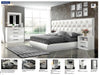 ESF Furniture - Emporio 5 Piece King Bedroom Set in White - EMPORIOWHITEKS-5SET - GreatFurnitureDeal