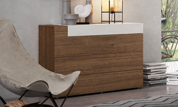 ESF Furniture - Mar Single Dresser in Natural - MARSINGLEDRESSER