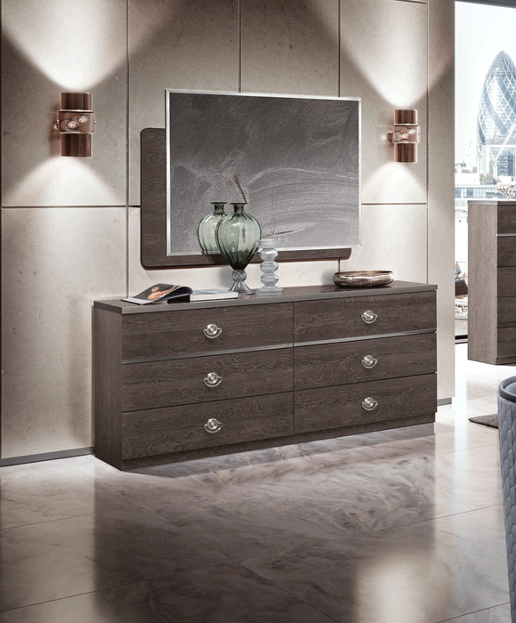 ESF Furniture - Nabucco Double Dresser with Mirror in Silver Birch - NABUCCODD-M - GreatFurnitureDeal