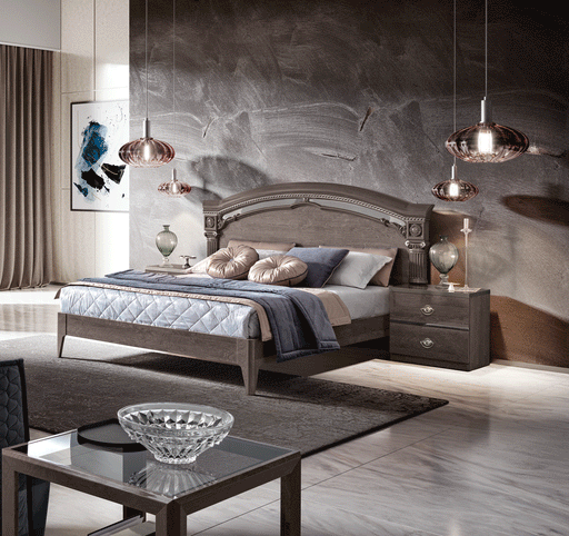 ESF Furniture - Nabucco Night 3 Piece Queen Bedroom Set in Silver Birch - NABUCCOQS-3SET - GreatFurnitureDeal