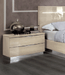 ESF Furniture - Camelgroup Italy Legno 3 Piece King Bedroom Set Ivory - PLATINUMKSBEIGE-3SET - GreatFurnitureDeal
