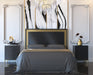 ESF Furniture - Franco Spain Wave 3 Piece Queen Bedroom Set in Dark Grey - WAVEQSBEDGREY-3SET - GreatFurnitureDeal