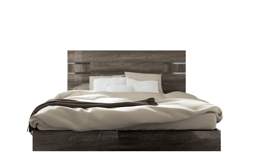 ESF Furniture - Status Italy Kamea King Size Bed in Vintage Oak - KAMEAKS - GreatFurnitureDeal