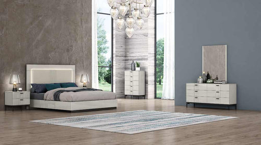 J&M Furniture - Bella 6 Piece King Bedroom Set in Grey - 19778-K-6SET - GreatFurnitureDeal