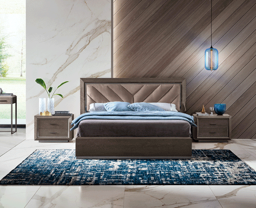 ESF Furniture - Elite Camel 3 Piece Queen Bedroom Set in Silver Birch - ELITEQS-3SET - GreatFurnitureDeal