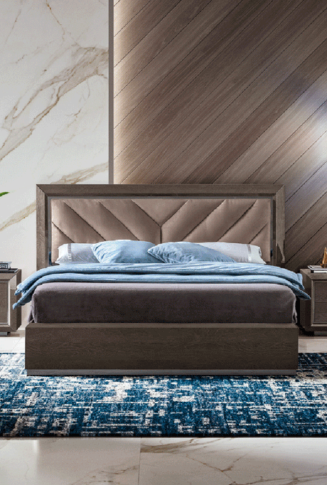 ESF Furniture - Elite Camel 5 Piece Queen Bedroom Set in Silver Birch - ELITEQS-5SET