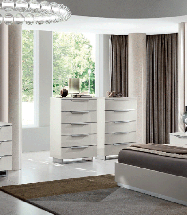 ESF Furniture - Kimera Chest in White Glossy - KIMERACHEST - GreatFurnitureDeal
