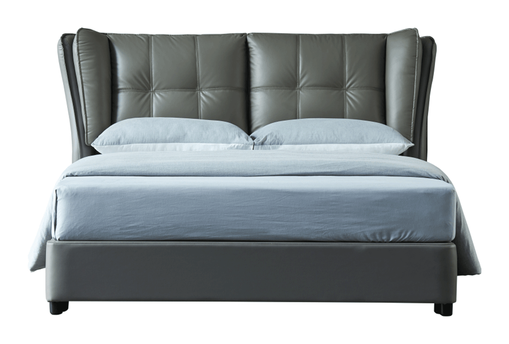 ESF Furniture - Extravaganza Queen Bed with Storage in Grey - 1806QSBED - GreatFurnitureDeal