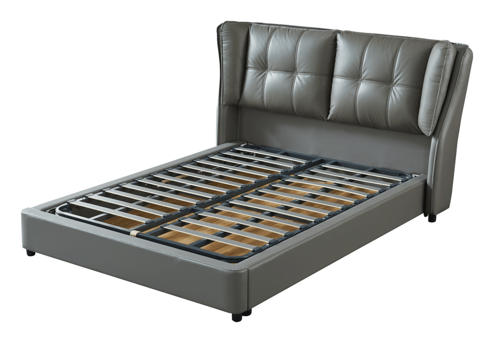 ESF Furniture - Extravaganza Full Size Bed with Storage in Grey - 1806FSBED - GreatFurnitureDeal