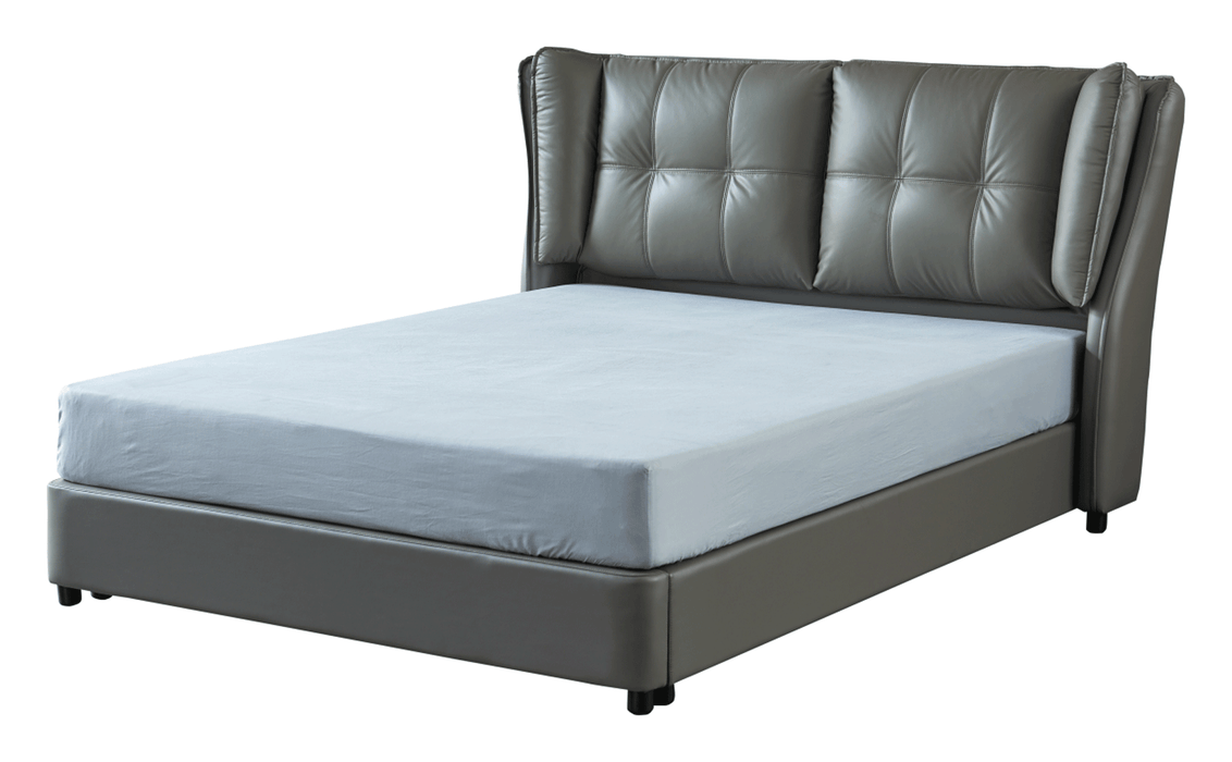 ESF Furniture - Extravaganza Full Size Bed with Storage in Grey - 1806FSBED