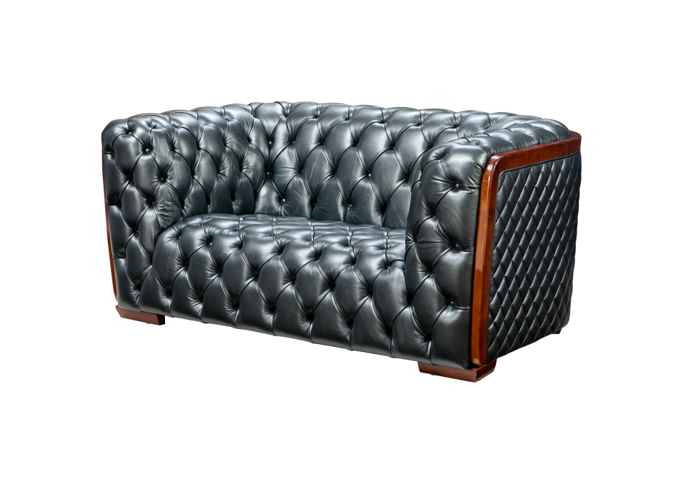 ESF Furniture - Extravaganza 415 2 Piece Sofa Set in Grey - 415-2SET-GREY - GreatFurnitureDeal