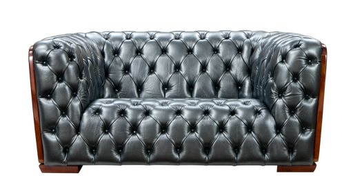 ESF Furniture - Extravaganza 415 Loveseat in Grey - 415L-GREY - GreatFurnitureDeal