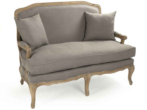 Zentique - Bastille Grey Linen Chair and a Half - CFH004-2 E272 A048 - GreatFurnitureDeal