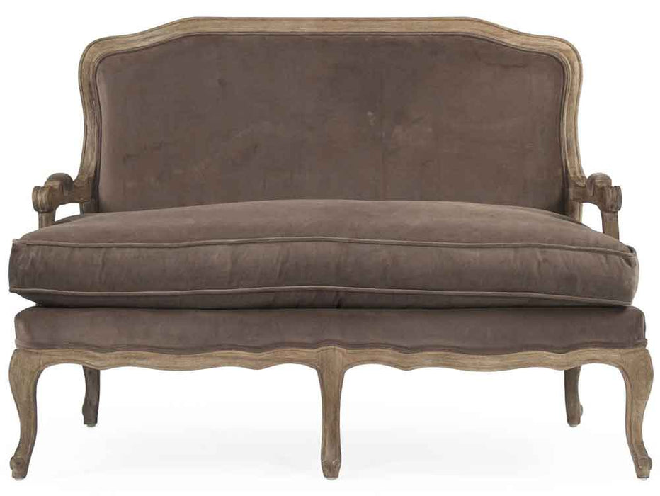 Zentique - Bastille Brown Velvet Chair and a Half - CFH004-2 E272 V011