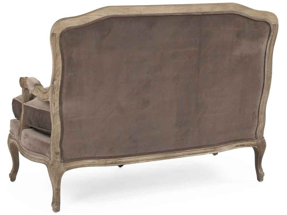 Zentique - Bastille Brown Velvet Chair and a Half - CFH004-2 E272 V011 - GreatFurnitureDeal
