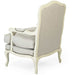 Zentique - Bastille Natural Linen Accent Chair - CFH004 309 A003 w/ Nailhead - GreatFurnitureDeal