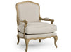 Zentique - Bastille Natural Linen Accent Chair - CFH004 E255 A003 - GreatFurnitureDeal