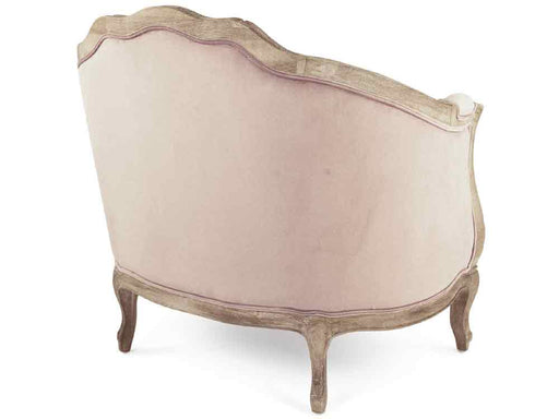 Zentique - Maison Dusty Rose Velvet Accent Chair - CFH007-1 E272 V004 - GreatFurnitureDeal