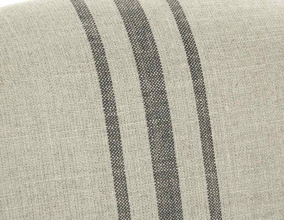 Zentique - Rana Natural Linen / Blue Stripe Accent Chair - CFH132 E272 Blue Stripe