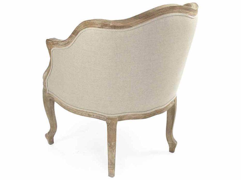 Zentique - Pierre Natural Linen Accent Chair - CFH170-1 E272 A003